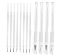 PLAFOPE Stylo Marqueur Blanc Waterproof pour Sourcils 12 Pièces Taille Standard Outil de Cartographie Professionnelle pour Tatouage Sourcils Usage Salon de Beauté