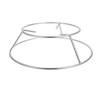 PLAFOPE Support d'angle Rond pour Casseroles en Acier Inoxydable Cuisine Domestique et Feu de Camp Extérieur, Design Élégant, Distribution Uniforme Chaleur et Amélioration du Flux d'air