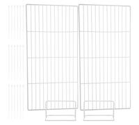 PLAFOPE Support de Rangement la Cuisine en Fer Blanc Ajustable 37-44 Cm, Étagère Métallique Antidérapante pour Organiser Compartiment Réfrigérateur et Congélateur