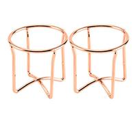 PLAFOPE Support de Rangement Réutilisable et Facile à Prendre pour Éponges de Maquillage 2pcs en Acier Carbone, Forme Croix pour Organisation Beauté