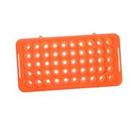 PLAFOPE Support Laboratoire Emplacements pour Tubes à Essai avec Protection Silicone Organiseur de Tubes Centrifugation pour Gestion des Échantillons Milieu Hospitalier