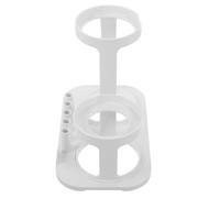 PLAFOPE Support Mural Étanche pour Hydropulseur Blanc 18 X 12,8 X 10,5 CM, Porte-Embouts et Accessoires de Salle de Bain, Rangement Organisé pour Jets Dentaire et Brosse à Dents