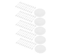 PLAFOPE Tableau D'affichage Rond en Plastique pour Manucure, Outil Ongle Facile à Peindre, 5 Sets pour École D'art des Ongles et Usage Personnel