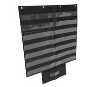 PLAFOPE Tableau de Poche Mural Pédagogique Noir pour Classe Organisateur Suspendu pour Cartes Mots et Phrases Support Pratique pour Enseignants