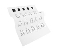PLAFOPE Tapis De Manucure Silicone Pour Pratique Et Art Des Ongles Matériel De Formation Réutilisable Semi-transparent