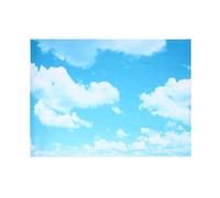 PLAFOPE Tapisserie Décorative Suspendue en Dacron Motif Ciel Bleu et Nuages Blancs, Solide, Facile à Nettoyer, pour Décoration Intérieure et Studio Photo
