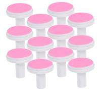 PLAFOPE Têtes de Rechange Faciles à Remplacer pour 24pcs Limes à Électriques Multifonctionnelles en Plastique et Papier Abrasif pour Usage Professionnel en Salons de Manucure
