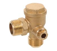 PLAFOPE TOUT CAPPORT CAPPALVE soupape de pression outils communs Valve de contrôle d'air des pièces du compresseur accessoire pneumatique vanne de connexion rapide cuivre Doré