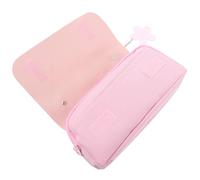 PLAFOPE Trousse D'écolier Grosse Capacité en Tissu Oxford et PU, Double Couche Double Fermeture Éclair, Légère et Protectrice, pour L'école, Style Girly Ornement Détachable