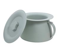 PLAFOPE Urinal Plastique avec Couvercle et Poignée Bassin de Lit Réutilisable pour Personnes Âgées Adultes ou Bébés Facile à Nettoyer et Stable