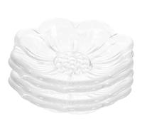 PLAFOPE -verres à Thé en Verre 4pcs, Décoratifs et Résistants, Protègent la Table Chaleur Rayures, pour Salon de Thé ou Hôtel