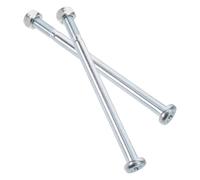 PLAFOPE Vis de Remplacement Facile à Installer et Empêche Le Desserrage en Fer Argenté Longueur 8,9cm pour Chaise Longue Pliante et Fauteuil Inclinable