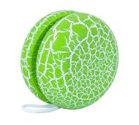 PLAFOPE Yo-yo en Bois Vert à Fissures Yoyo pour Garçon et Filles Balle Yoyo Colorée Jeu D’éveil Extérieur Portable et Éducatif