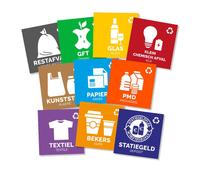 Plafor - Autocollant Poubelle Lot de 10 pcs.