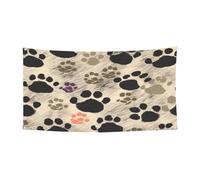 PLAGDECNA Bannière d'Halloween pour fête en plein air, cour, porche, toile de fond durable pour fêtes, jardin, bar, imprimé chien, grand drapeau en polyester résistant aux déchirures 180 x 90 cm