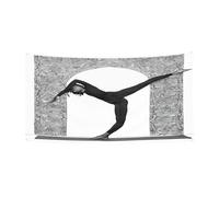 PLAGDECNA Bannière d'Halloween pour fête en plein air, cour, porche, toile de fond durable pour fêtes, jardin, bar, gymnastique nouvel amour, grand drapeau en polyester résistant aux déchirures 180 x