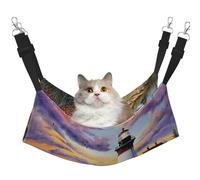 Plagdecna Hamac pour animaux de compagnie pour chats et petits chiens, lit à suspendre en velours avec sangles réglables, lit pour animal de compagnie, lit pour animal de compagnie, lit double couche