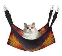 Plagdecna Hamac pour chats et petits chiens, lit à suspendre en velours avec sangles réglables, lit fantastique Phoenix pour animal de compagnie, chaise longue douce double couche pour maison/voyage