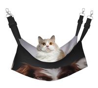 Plagdecna Hamac pour chats et petits chiens, lit à suspendre en velours avec sangles réglables, lit mignon pour animal de compagnie, chaise longue douce double couche pour maison/voyage