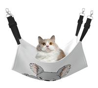 Plagdecna Hamac pour chats et petits chiens, lit à suspendre en velours avec sangles réglables, lit mignon koala maman et bébé animal de compagnie, chaise longue douce double couche pour maison/voyage