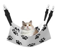 Plagdecna Hamac pour chats et petits chiens, lit à suspendre en velours avec sangles réglables, lit pour animal de compagnie, lit pour animal de compagnie, lit double couche doux pour maison/voyage
