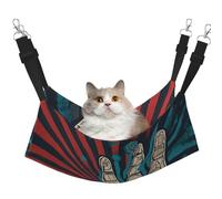 Plagdecna Hamac pour chats et petits chiens, lit à suspendre en velours avec sangles réglables, lit pour animal de compagnie, lit rock and roll pour animal de compagnie, chaise longue douce double