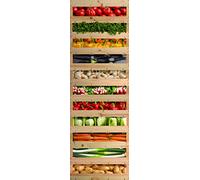 Plage 162209 Sticker Cuisine - Légumes du marché, 180 x 59,5 cm, 59,5 x 0,1 x 180 cm