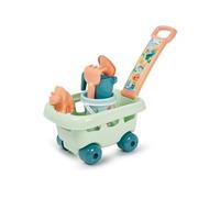 Ecoiffier - Jeu de plage Chariot Dino Garni 465 - Dès 18 mois - Origine France Garantie