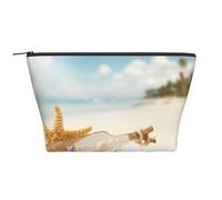 Plage Bord de Mer, Trousse de Toilette Trousse de Maquillage Sac à cosmétiques Trousse de Toilette de Voyage Portable