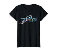 Plage colorée de St. Pete Beach en Floride pour Les Amoureux des Dauphins T-Shirt Graphique avec Valeur
