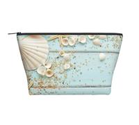 Plage Coquillage Mer Collection Vintage, Trousse de Toilette Trousse de Maquillage Sac à cosmétiques Trousse de Toilette de Voyage Portable