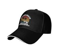 Plage De Bavaro Punta Cana République Dominicaine Unisexe Casquette De Baseball Anti-UV Strapback Cap Séchage Rapide Chapeaux Pare-Soleil pour Trucker Camping Pêche