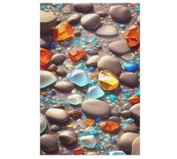 Plage de Galets Puzzle en Bois 1000 Pièces pour Adultes Et EnfFourmis, Puzzles Impossible, Jeu De Patience Coloré, À Partir De 12 Ans 78×53cm