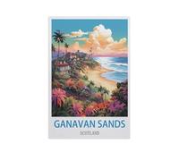 Plage de Ganavan, Écosse,for Children 1000 Pieces Papier Puzzle Jigsaws, DIY Casual Puzzles Toys, for Adults and Teenagers Unique Gifts Toys(50x70cm)-FY14