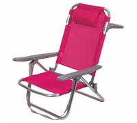 Plage de mer avec Coussin et accoudoirs en Aluminium et Polyester, Brésil Esté