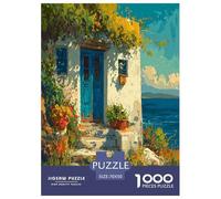 Plage de mer House Puzzle 1000 Pièces Educa Jouet Divertissement Créatif Décoration Intérieure intéressant Jeu Éduchatif Challenge Toy Adultes & Enfants des 14 Ans 70x50cm/1000pcs