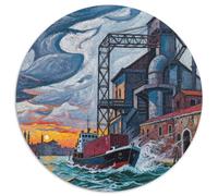 Plage de mer Puzzle 1000 Pièces Educa Jouet en Bois Cadeau Unique De l'art De La Décoration Paysage Jeu Éducatif Challenge Toy Adultes Et Enfants À Partir De 14 Ans 1000pcs (67.5x67.5cm)