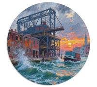 Plage de mer Puzzle 1000 Pièces Educa Jouet en Bois Jeu D'Intelligence Décoration Intérieure Paysage Jeu Éducatif Challenge Toy Adultes Et Enfants À Partir De 14 Ans 1000pcs (67.5x67.5cm)