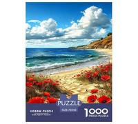 Plage de mer Scenery Puzzle 1000 Pièces Educa Jouet Cadeau Unique Décoration Intérieure intéressant Jeu Éduchatif Challenge Toy pour Adultes Et Enfants À Partir De 12 Ans 70x50cm/1000pcs