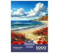 Plage de mer Scenery Puzzle 1000 Pièces Educa Jouet Divertissement Créatif Décoration Intérieure intéressant Jeu Éduchatif Challenge Toy Adultes Et Enfants À Partir De 14 Ans 38x26cm/1000pcs