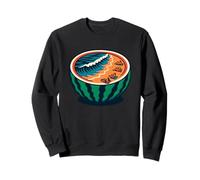 Plage de pastèques Tropicales, Vacances d'amour Sweatshirt
