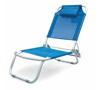 Plage de Plage refermable, en Aluminium et Polyester 2/1, Coussin d'appui-tête, Grèce Esté