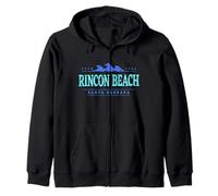 Plage de Rincon, Santa Barbara | Plage de Rincon, littoral du SB CA Sweat à Capuche