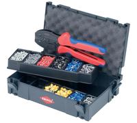 Knipex 97 90 23 Pince à sertir pour embouts de câble 0.25 à 6 mm² avec assortiment d'embouts dan
