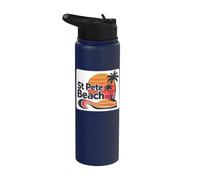 Plage de St. Pete Stainless Steel Insulated Water Bottle
