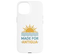 Plage décontractée des Caraïbes Antigua, Voile et Voyage Coque pour iPhone 15