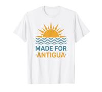 Plage décontractée des Caraïbes Antigua, Voile et Voyage T-Shirt