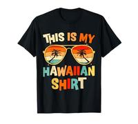 Plage drôle tropicale de Luau sur l'île d'Hawaï, c'est mon hawaïen T-Shirt