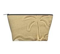 Plage et Palmiers, Trousse de Toilette Trousse de Maquillage Sac à cosmétiques Trousse de Toilette de Voyage Portable