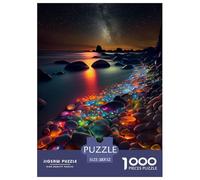 Plage étoilée Sky Puzzle 1000 Pièces Educa Jouet Jeu D'Intelligence Décoration Intérieure Intéressant Jeu Éduchatif Challenge Toy Adultes & Enfants des 14 Ans 52x38cm/1000pcs